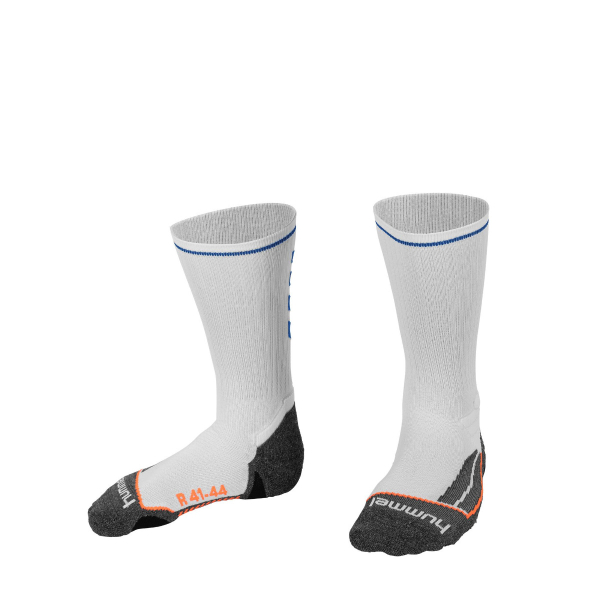 Hummel Atomix Socks Wit/Blauw