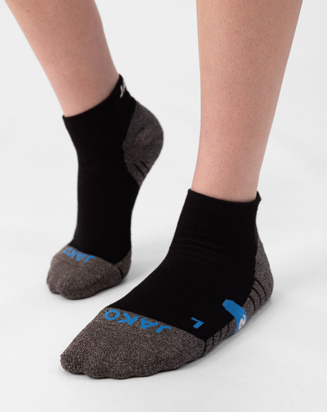 Jako Dropshot Korte Trainingssocks - Zwart