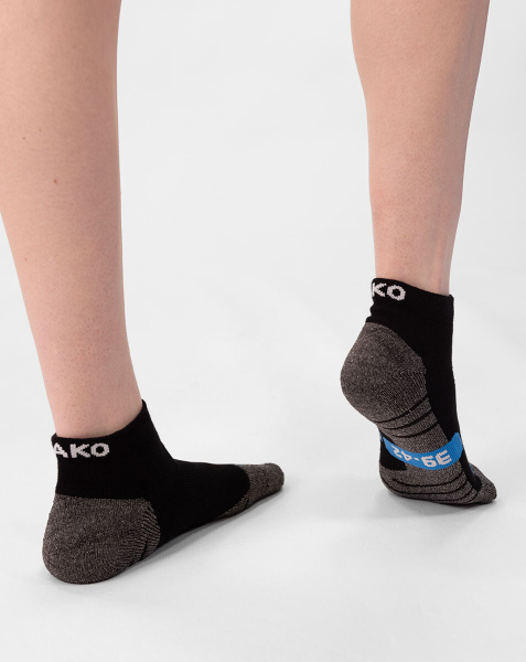 Jako Dropshot Korte Trainingssocks - Zwart
