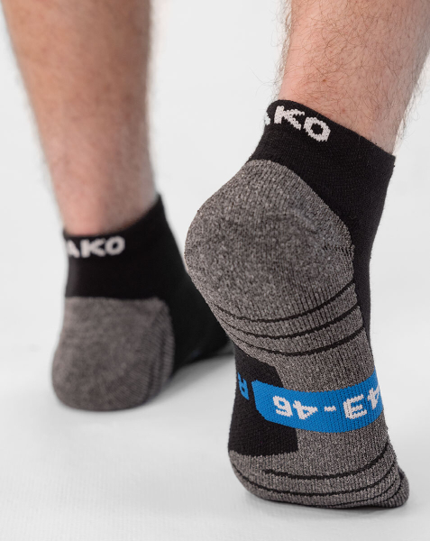 Jako Dropshot Korte Trainingssocks - Zwart