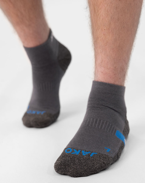 Jako Dropshot Korte Trainingssocks - Grijs