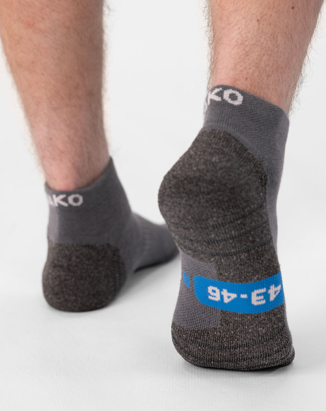 Jako Dropshot Korte Trainingssocks - Grijs